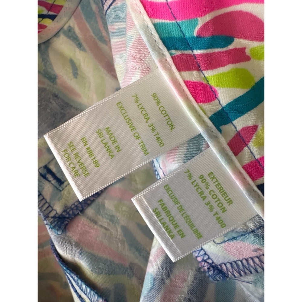 Lilly Pulitzer Kelly Skinny Ankle Pants in Indigo Palm Reader Size 0 - Picture 6 of 6
